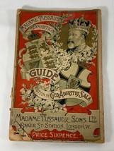 1908 ANTIQUE GUIDE TO MADAME TUSSAUD&#39;S EXHIBITION - BY GEORGE AUGUSTUS SALA - $17.82