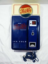 VTG Pepsi-Cola Drink Vending Machine replica Wall Display Phone  - £44.31 GBP