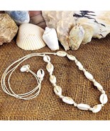 Cowrie Shell Choker Necklace Tropical Island Fashion Jewelry - $15.04 CAD