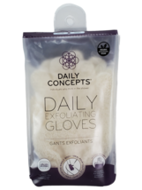 Daily Concepts Your Exfoliating Gloves w/ Suction Cup Hanger For Drying NEW - £8.68 GBP