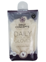 Daily Concepts Your Exfoliating Gloves w/ Suction Cup Hanger For Drying NEW - $11.05