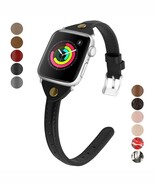 Worryfree Gadgets T Shaped Leather Band Compatible with Apple Watch 38/4... - $303.08 MXN