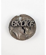 Vintage Swank Money Clip BROKE Broken Coin Silver Color Bill folder - £17.92 GBP