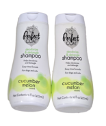 2 Pack Perfect Coat Deodorize &amp; Detangle Dog Shampoo Cucumber Melon 16oz - $35.65 CAD