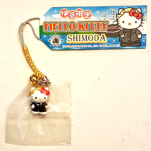 NEW Sanrio Hello Kitty Shimoda Gotochi Cell Phone Strap Bell Charm Keychain 2007 - £15.81 GBP