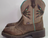 Justin Womens Nettie Square Toe Boots Western GY9536 Sz 7 B - $49.50