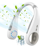 Portable Rechargeable USB Bladeless Neck Fan Hanging Air Cooler Air Cond... - $364.34 MXN