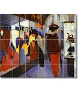 August Macke Abstract Painting Ceramic Tile Mural BTZ05604 - $410.31 CAD+