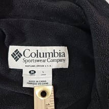 Columbia Titanium Men's Black & Blue Fleece Full Zip Jacket Pockets Size Large image 3