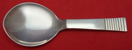 Parallel by Georg Jensen Sterling Silver Tea Caddy Spoon 4 1/4&quot; Silverware - £180.80 GBP