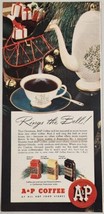 1948 Print Ad A&amp;P Supermarkets Coffee Eight O&#39;Clock,Red Circle,Bokar Coffee Pot - £13.94 GBP