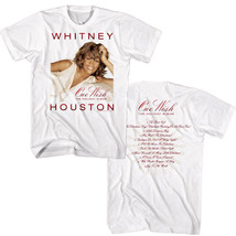 Whitney Houston One Wish Holiday Album Men&#39;s T Shirt Christmas Songs All Come - £26.35 GBP+