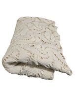 VTG Handmade Crochet Lace Bedspread Spiral Pinwheel Pattern Cottagecore ... - €67,56 EUR