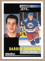 1991-92 Pinnacle #243 Darrin Shannon Winnipeg Jets - £1.60 GBP