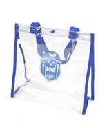 ZETA PHI BETA  SORORITY CLEAR CROSS BAG 1920 Clear Stadium Bag - $372.54 MXN