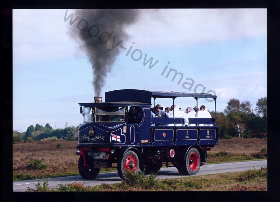 tz1371 - Steam Wagon - Super Sentinel 8393. Reg.DX 9048 in 2007 - photo 7x5 - $1.26