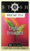 NEW Stash Tea Decaf English Breakfast Black Tea 18 Count - $9.73