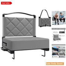 Portable Bleacher Seat with Cushion and Shoulder Strap for Outdoor Sport... - $70.24