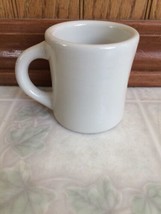 Vintage RBC China Stoneware Diner Mug White Coffee Cup Made in China Ver... - $9.50