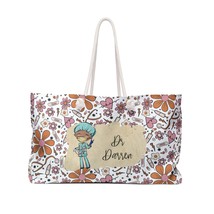 Weekender Bag, Floral, Large Weekender Bag, Retro, Doctor, Nurse, Male Figures - £39.20 GBP