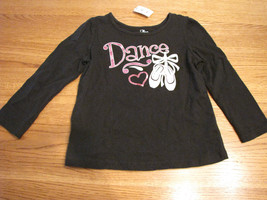 The Children's Place baby girls 24M 24 months black Dance T shirt NWT ^^ - $3.74