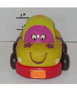 Just B. You Pull Back Friction Car Ladybug Soft Rubber Car Pretend Play - $97.63 MXN