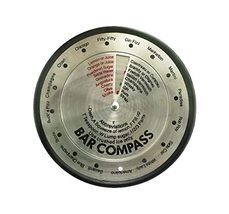 PG COUTURE Stainless Steel Bar Compass - £12.22 GBP