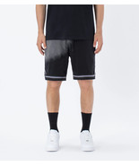 ZANEROBE Men&#39;s Organic Cotton Spill Pique Basketball Short GD Black-Size 38 - $735.55 MXN