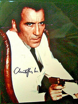 Christopher Lee (The Man With The Golden Gun) Original Autograph Photo - £370.00 GBP