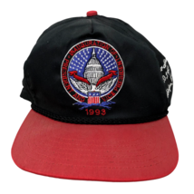 Bill Clinton 1993 Presidential Inauguration Black Snapback Hat Embroidered - £77.86 GBP