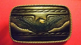 Vintage Spread Eagle Genuine Leather Leather Buckle Made In Usa - New - £7.70 GBP