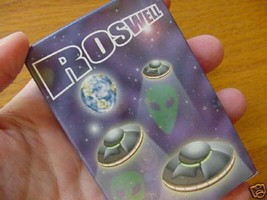 #A-292 Alien/Area 51 ALIEN heads spaceship ROSWELL PLAYING CARDS deck Al... - $12.19