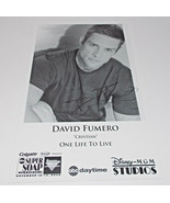 David Fumero Autograph Reprint Photo 9x6 One Life to Live 2005 Power - £7.97 GBP