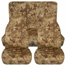 Front and Rear car seat covers fits Ford F150 truck 1997 to 2003  Kryptec Tan - £127.74 GBP