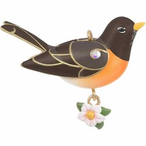 Hallmark Ornament 2021 - Spring Robin Bird - Miniature - £10.51 GBP