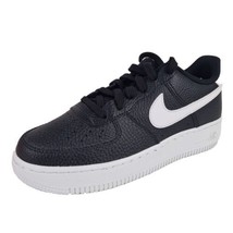 Nike Air Force 1 GS Black/White CT3839 002 Leather Sneakers Size 5 Y = 6.5 Women - £31.85 GBP