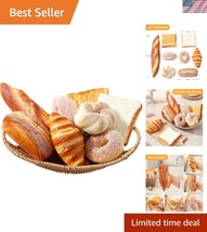 Realistic Fake Food - 8pcs Bread Set for Home, Cafe, and Party Styles - $43.50