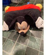 Mickey Mouse Pillow Pet Large 18” Plush *Pre Owned* eee1 - £12.48 GBP