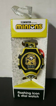 Minions Flashing Icon &amp; Dial LCD Wrist Watch Illumination Banana Yellow ... - $12.99