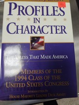Profiles in Character Hardcover Members of the U S Congress - £3.55 GBP