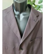 Claiborne Men&#39;s Brown 100% Wool Single Breasted Blazer &amp; Pant 2 Piece Su... - $75.22 CAD