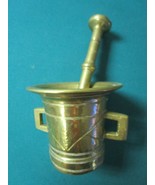 SOLID BRASS APOTHECARY AND PESTLE  - £194.76 GBP