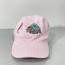 Great Smoky Mountains Railroad Train Conductor Railway Hat Cap Pink Girls Youth - £9.82 GBP