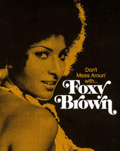 Foxy Brown Pam Grier movie poster art 12x18  Poster - £15.69 GBP