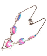 Sparkling Fire Topaz Cabochon Gemstone 925Silver Overlay Handmade Chain ... - $23.18 CAD