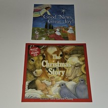 2 Christmas Story Paperback Book Lot Music CD Chang Good News Great Joy - $11.83