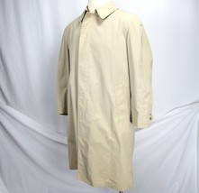 London Fog Mens 44 Reg Stylish Heavy Trench Coat w Thinsulate Thermal Insulation - £66.19 GBP