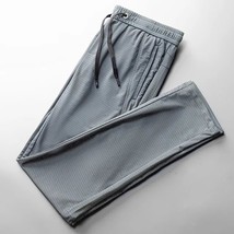 Men&#39;s Summer Casual Pants Fitness Pants  Pants Quick-Drying  Ice Silk Pants Stra - £87.88 GBP