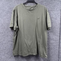 American Eagle T-Shirt Men Large Green Standard Fit Tee Pullover Casual Athletic - £9.63 GBP