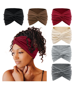Wide Headbands for Women, 7&#39;&#39; Extra Large Turban Headband Boho Hairband ... - $268.22 MXN